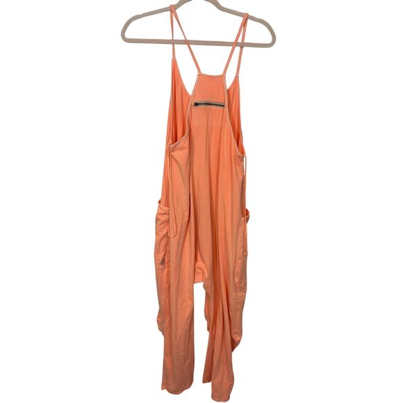 FP Free People Movement Hot Shot One Piece XS Coral Pink Orange Jumpsuit - Picture 5 of 5